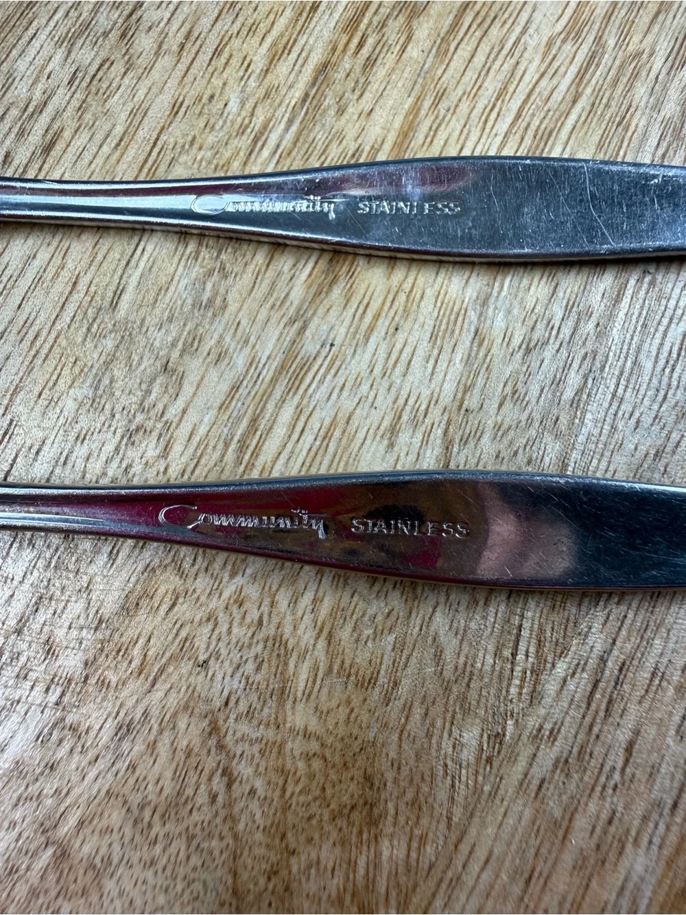 Community Stainless Morning Star Teaspoons Set of 4 Vintage Flatware